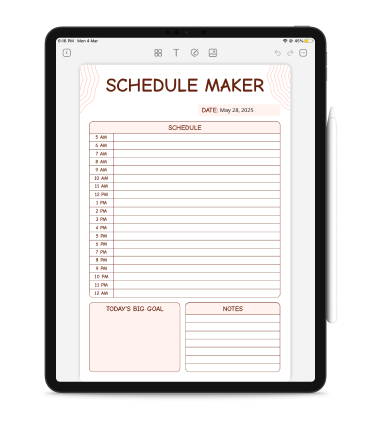 Schedule Maker