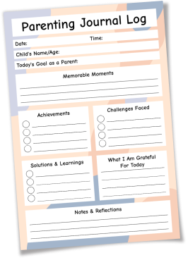 parenting-journal-log-template-achievements-challenges-reflections