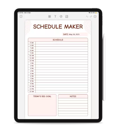 digital-schedule-maker-tablet-template-with-hourly-planner-and-daily-goal-section